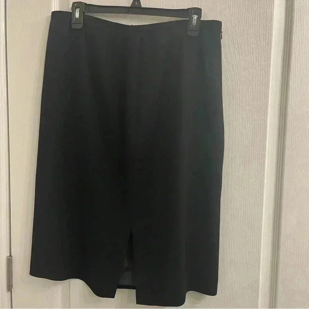 Black Pencil Skirt by Kasper - Picture 7 of 8